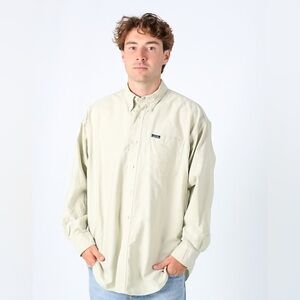 Vintage Chaps Ralph Lauren long sleeve shirt in beige